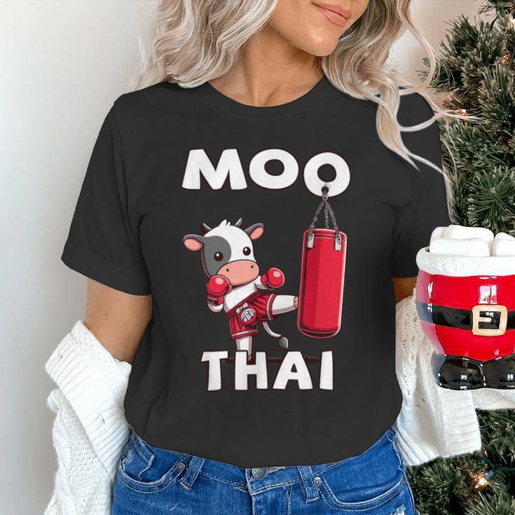 Moo Thai Muay Thai Thai Boxing For Kids Muay Thai Cow Unisex T-Shirt Moo Thai Muay Thai Thai Boxing For Kids Muay Thai Cow Unisex T-Shirt