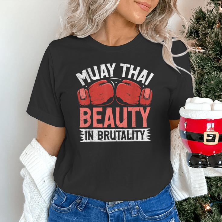 Muay Thai Beauty In Brutality Muay Thai Unisex T-Shirt Muay Thai Beauty In Brutality Muay Thai Unisex T-Shirt