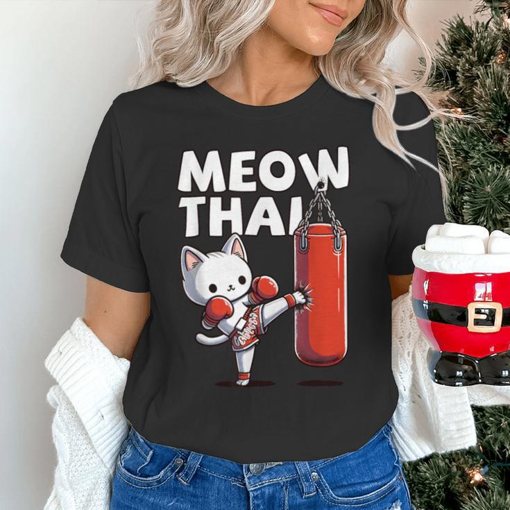 Muay Thai Cat Meow Thai Thai Boxing For Youth Muay Thai Unisex T-Shirt