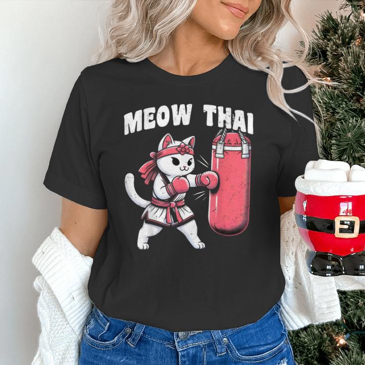 Muay Thai Cat Meow Thai Women Neko Costume Muay Thai Unisex T-Shirt Muay Thai Cat Meow Thai Women Neko Costume Muay Thai Unisex T-Shirt