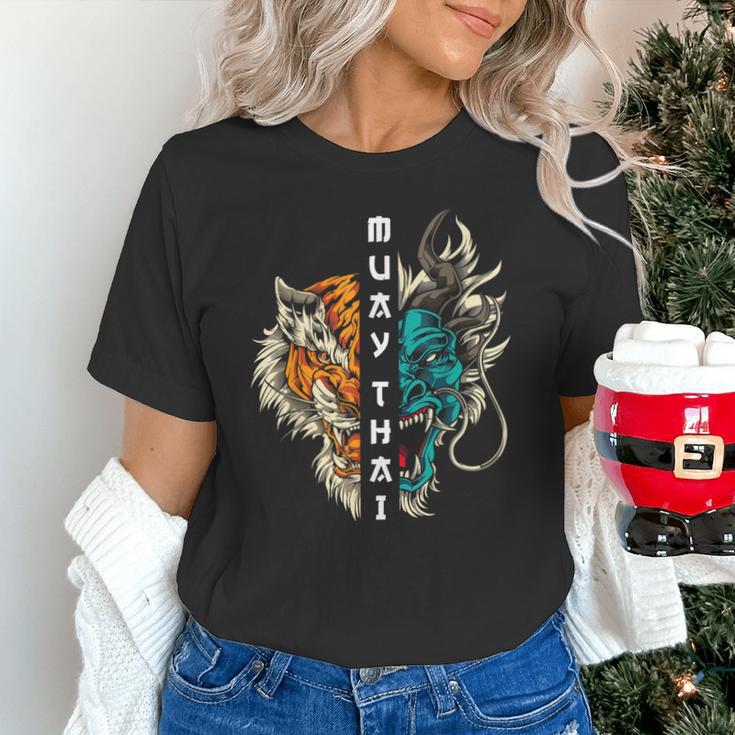 Muay Thai Dragon Tiger Unisex T-Shirt Muay Thai Dragon Tiger Unisex T-Shirt