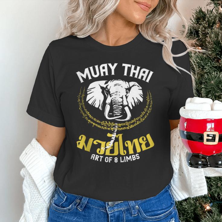 Muay Thai Elephant Martial Arts Thai Boxing Coach Lover Unisex T-Shirt