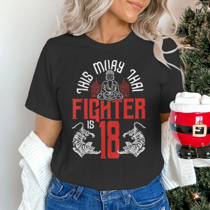 Muay Thai Fighter Is 18 Thai Boxing Muay Thai 18th Birthday Unisex T-Shirt