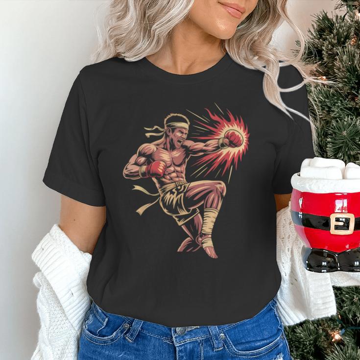 Muay Thai Fighter Southpaw Stance Minimal Silhouette Clean Unisex T-Shirt Muay Thai Fighter Southpaw Stance Minimal Silhouette Clean Unisex T-Shirt