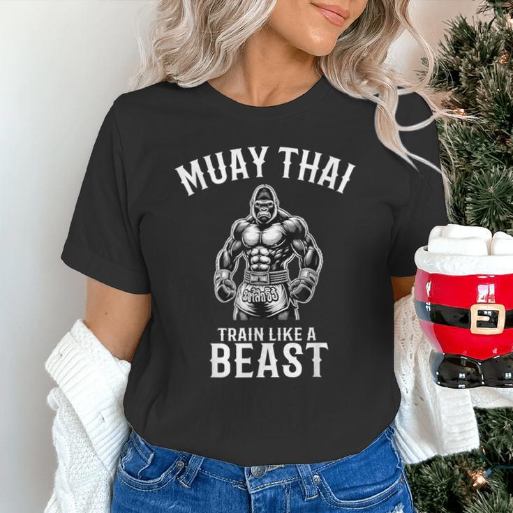 Muay Thai Gorilla Kickboxing And Gorilla Thai Boxing Unisex T-Shirt