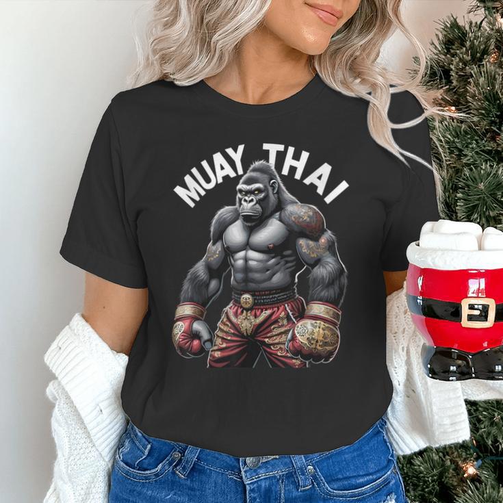 Muay Thai Gorilla Strength Power Fighter Unisex T-Shirt