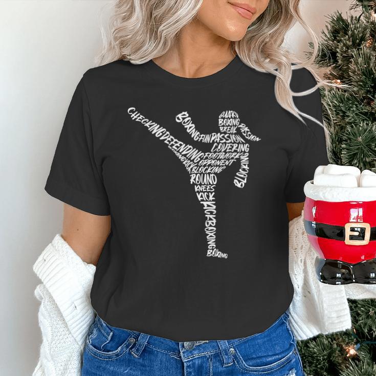 Muay Thai Martial Arts Typography Kickboxer Girls Kickboxing Unisex T-Shirt Muay Thai Martial Arts Typography Kickboxer Girls Kickboxing Unisex T-Shirt