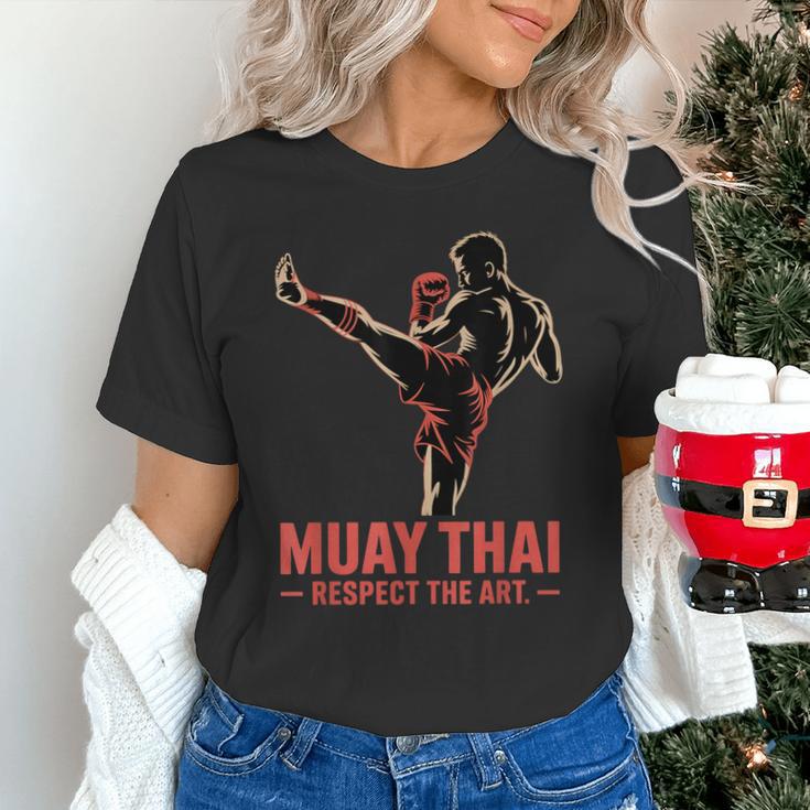 Muay Thai Respect The Art Martial Arts Kickboxing MMA Unisex T-Shirt Muay Thai Respect The Art Martial Arts Kickboxing MMA Unisex T-Shirt