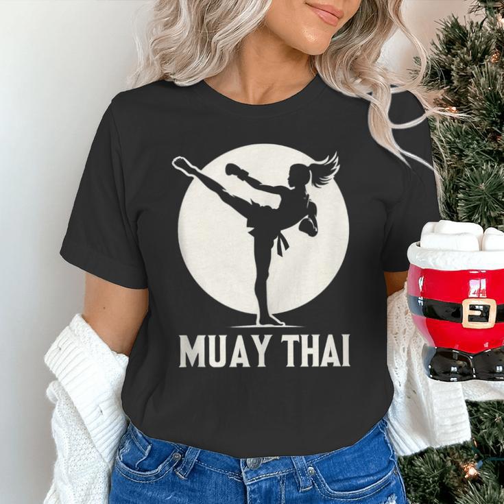 Muay Thai Woman Image Unisex T-Shirt Muay Thai Woman Image Unisex T-Shirt