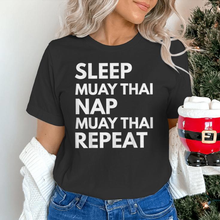 Sleep Nap Muay Thai Repeat Lover Martial Arts Unisex T-Shirt