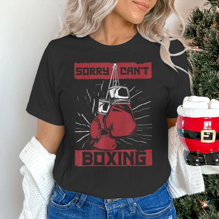 Sorry Can't Boxing Professional Boxer Muay Thai Boxing Unisex T-Shirt