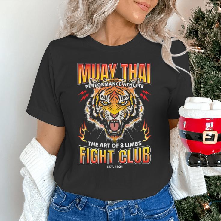 Vintage Muay Thai Twin Tiger Art Of 8 Limbs Unisex T-Shirt