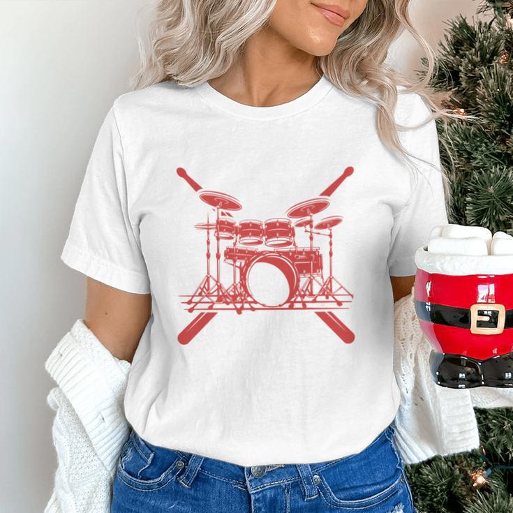 Drum Kit Percussion For Drummer Percussionist Musician Sweatshirt Unisex T-Shirt Drum Kit Percussion For Drummer Percussionist Musician Sweatshirt Unisex T-Shirt