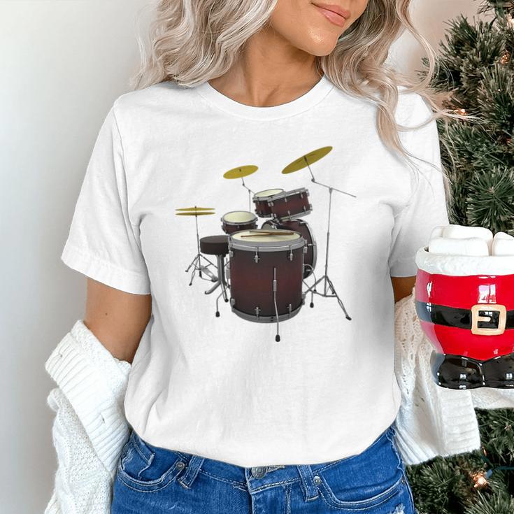 Drummer Drum Kit Premium Tri-Blend Unisex T-Shirt