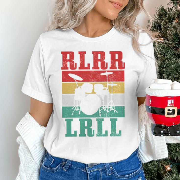 Drummer RLRR LRLL Vintage Drum Kit Sweatshirt Unisex T-Shirt Drummer RLRR LRLL Vintage Drum Kit Sweatshirt Unisex T-Shirt