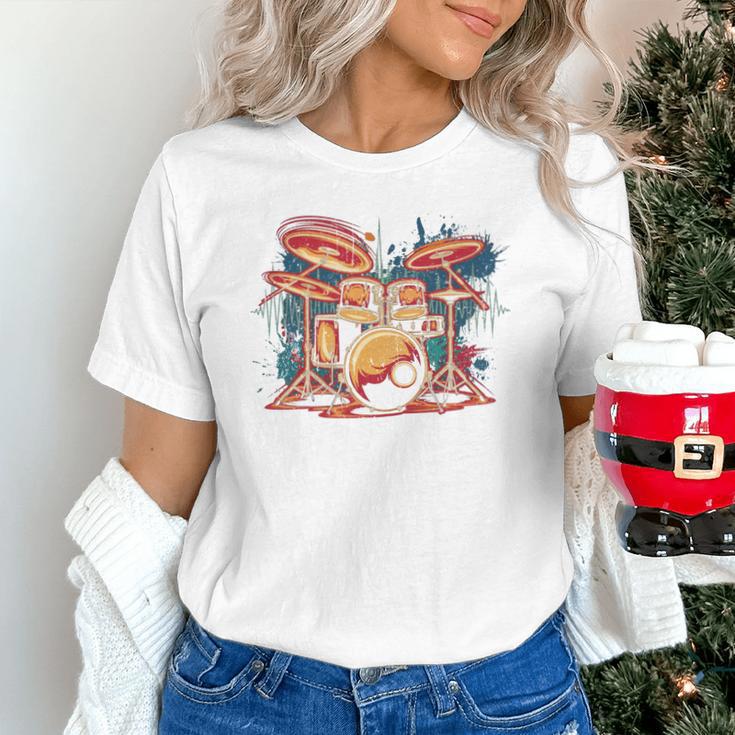 Dynamic Drum Kit For Drummers And Rock Music Lovers Sweatshirt Unisex T-Shirt