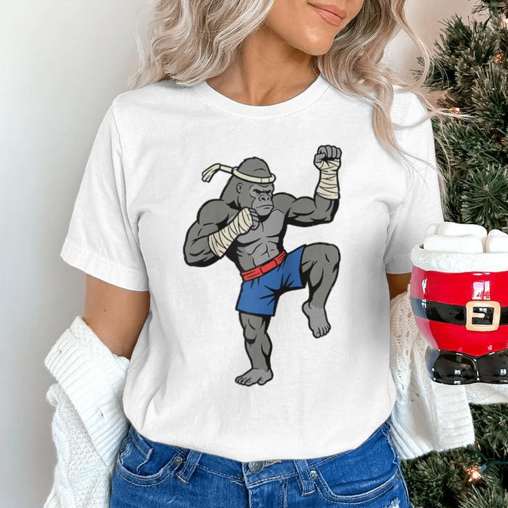 Gorilla Muay Thai Combat Sport Fighter Martial Arts 8 Limbs Raglan Baseball Tee Unisex T-Shirt Gorilla Muay Thai Combat Sport Fighter Martial Arts 8 Limbs Raglan Baseball Tee Unisex T-Shirt