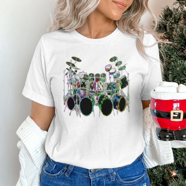 Large Drum Kit With Many Drums Unisex T-Shirt Large Drum Kit With Many Drums Unisex T-Shirt