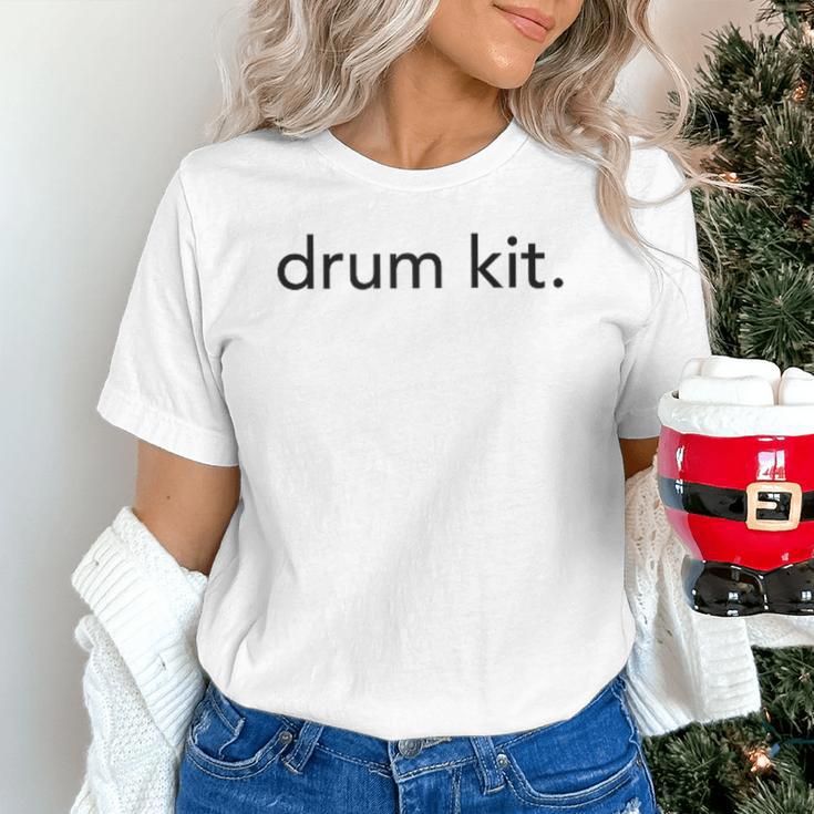 Minimalistic Drum Kit Minimal Raglan Baseball Tee Unisex T-Shirt