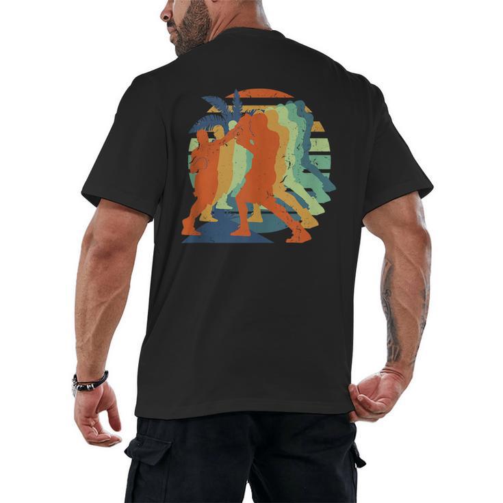 Boxing Kickboxing Muay Thai Men Boys Combat Sport Men's Back Print T-Shirt