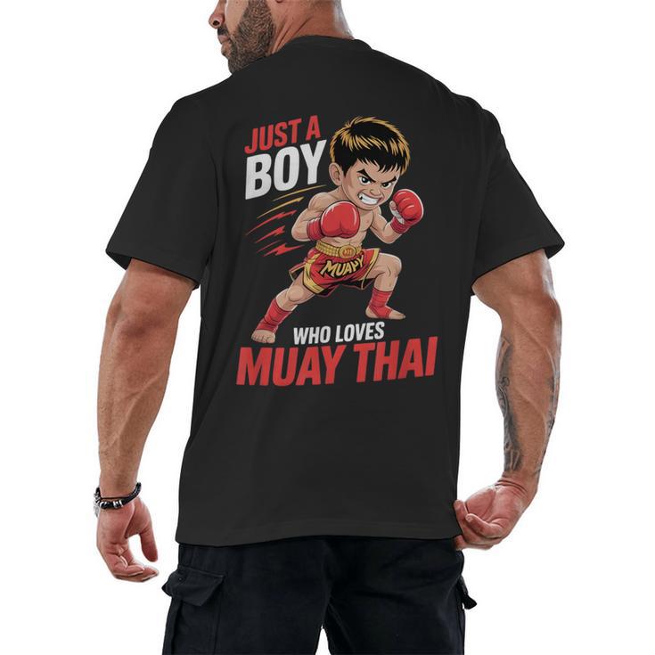 Boys Muay Thai Men's Back Print T-Shirt