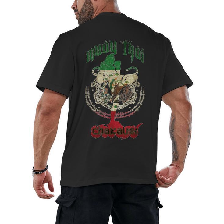 Mexico Muay Thai Men's Back Print T-Shirt