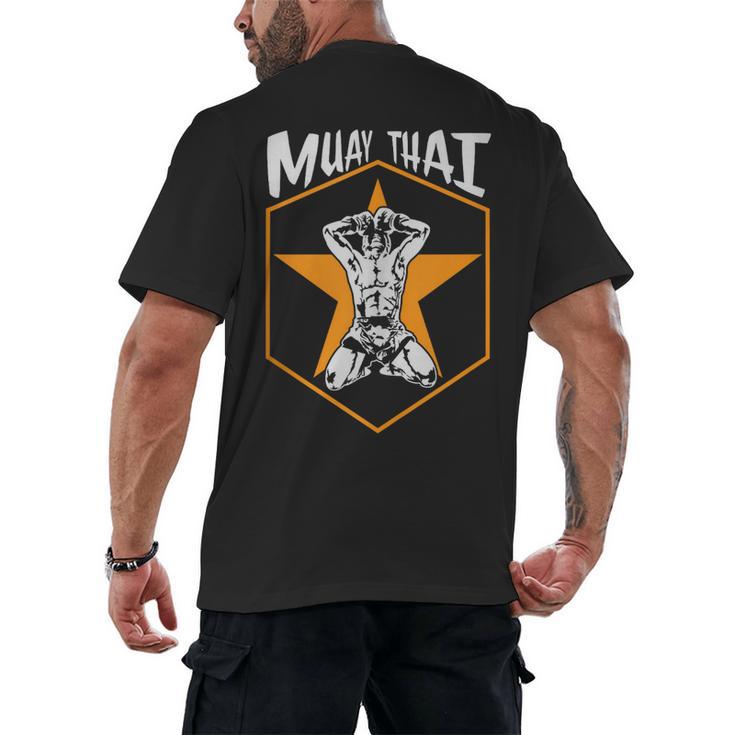 Muay Thai Fighter Sleeveless Men's Back Print T-Shirt