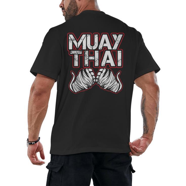 Muay Thai Lover  For Fight Fans Men's Back Print T-Shirt