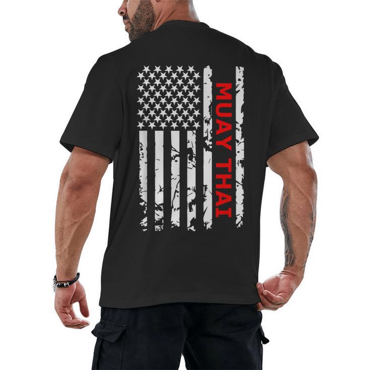 Muay Thai Martial Arts Men's Back Print T-Shirt