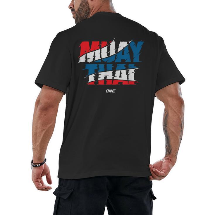 Official ONE Muay Thai Flag Men's Back Print T-Shirt