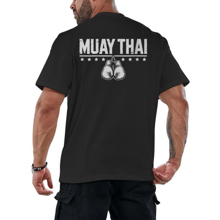 Women's Cute Muay Thai Art For Men Women Kids Muay Thai Lovers Men's Back Print T-Shirt