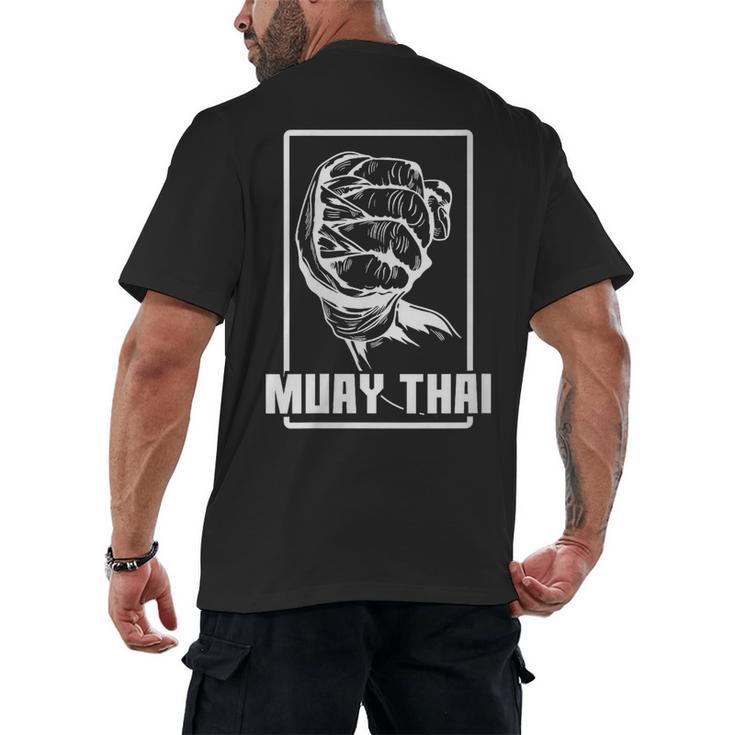 Women's Muay Thai Boxing Arm Men's Back Print T-Shirt