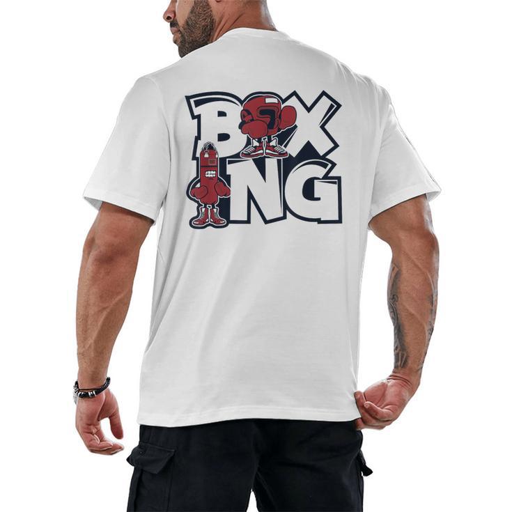 Boxing Professional Boxer Muay Thai Kickboxer Fan Boxing Men's Back Print T-Shirt