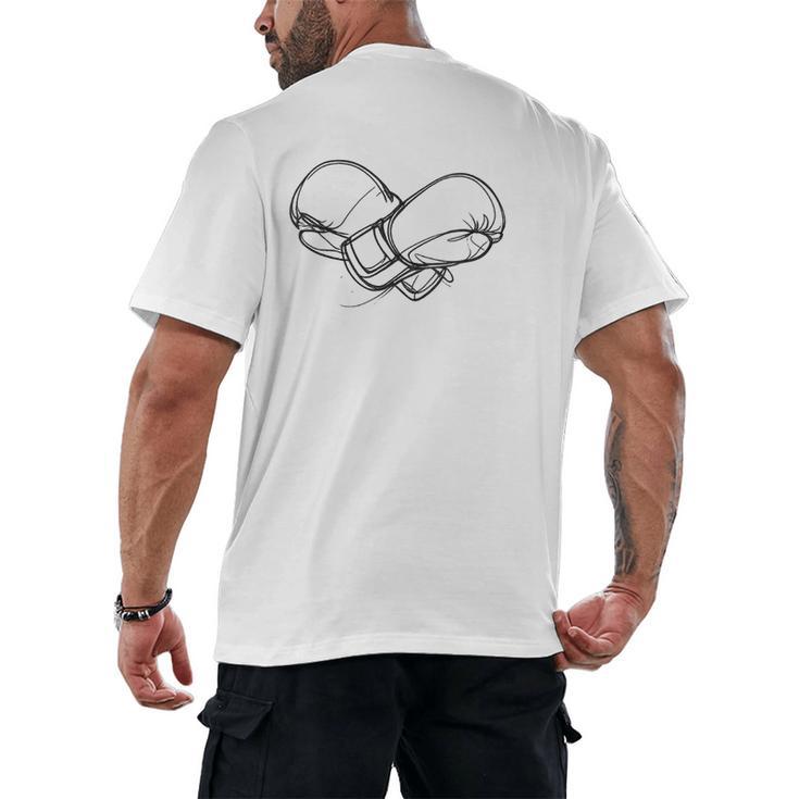 Women's Muay Thai Kickboxing Nak Muay Thai Boxing Fighter Men's Back Print T-Shirt