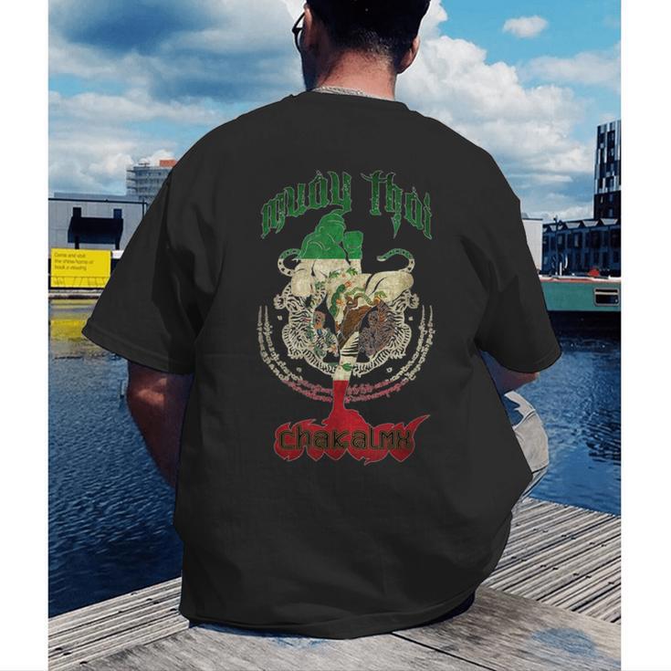 Mexico Muay Thai Men's Back Print T-Shirt Mexico Muay Thai Men's Back Print T-Shirt