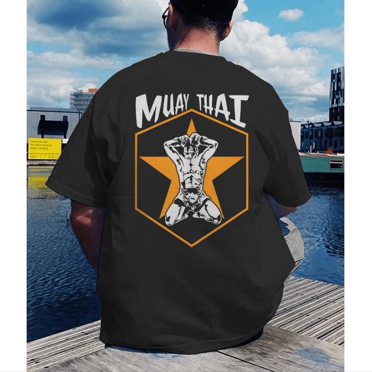 Muay Thai Fighter Sleeveless Men's Back Print T-Shirt