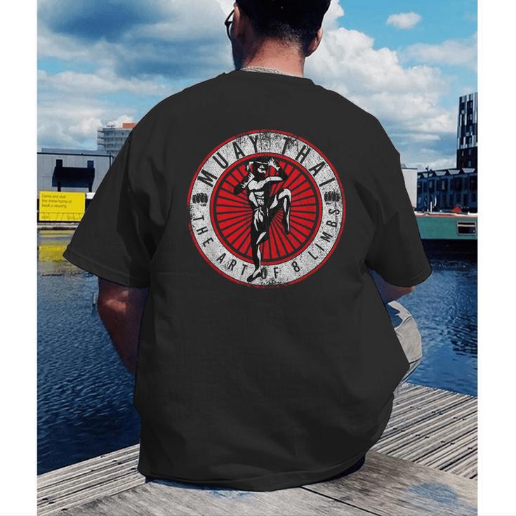Muay Thai Men's Back Print T-Shirt