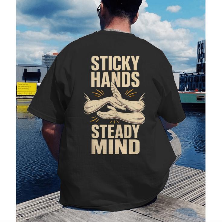 Sticky Hands Steady Mind Muay Thai Boxing Sleeveless Men's Back Print T-Shirt Sticky Hands Steady Mind Muay Thai Boxing Sleeveless Men's Back Print T-Shirt
