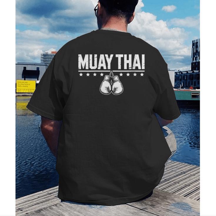 Women's Cute Muay Thai Art For Men Women Kids Muay Thai Lovers Men's Back Print T-Shirt