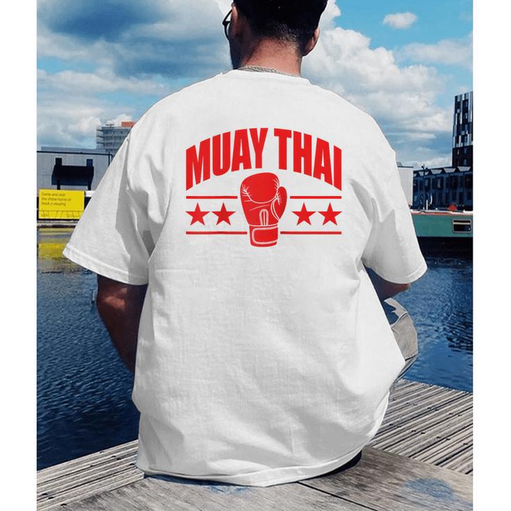 Muay Thai For Men Women Kids Mixed Martial Arts Raglan Baseball Tee Men's Back Print T-Shirt