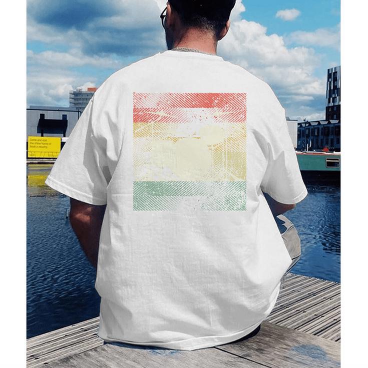 Retro Drummer Drum Set Drum Kit Drumming Sweatshirt Men's Back Print T-Shirt Retro Drummer Drum Set Drum Kit Drumming Sweatshirt Men's Back Print T-Shirt