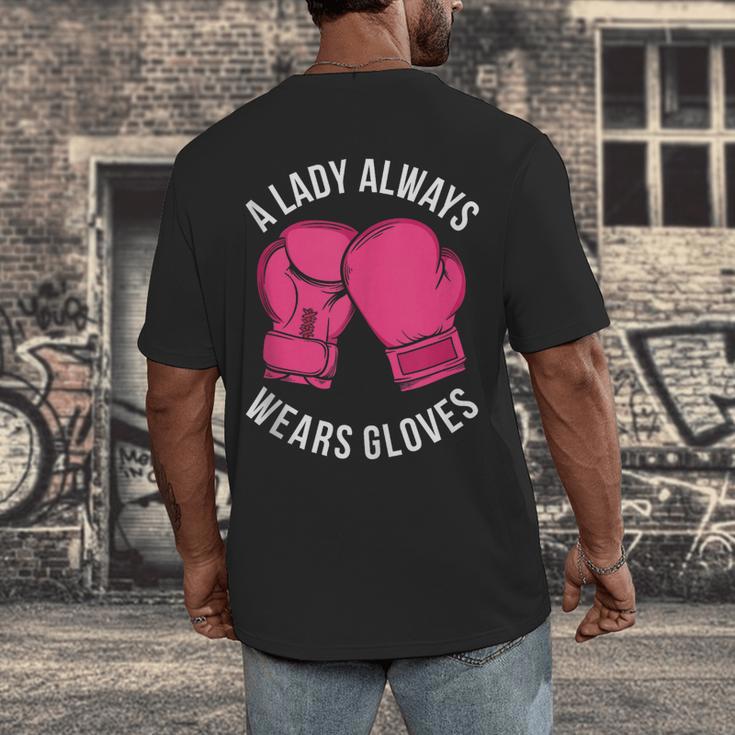 Boxing Gloves Muay Thai Women Girls Muay Thai Men's Back Print T-Shirt Boxing Gloves Muay Thai Women Girls Muay Thai Men's Back Print T-Shirt