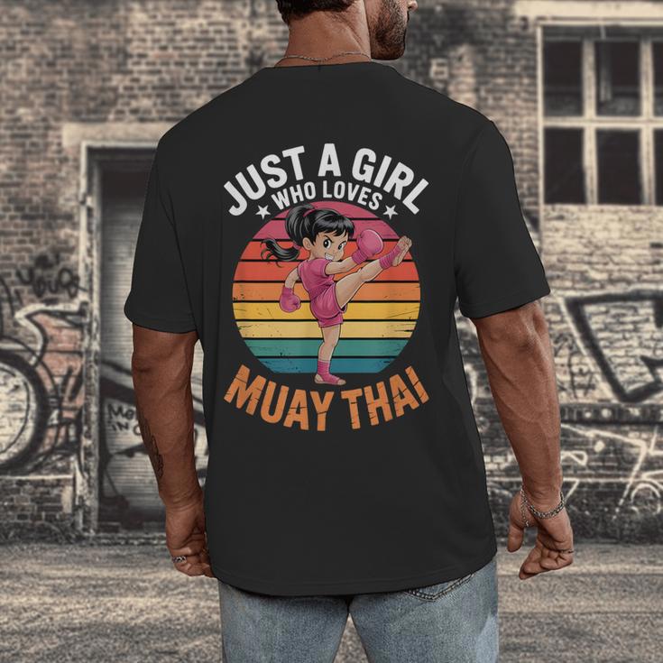 Girls Muay Thai Men's Back Print T-Shirt Girls Muay Thai Men's Back Print T-Shirt