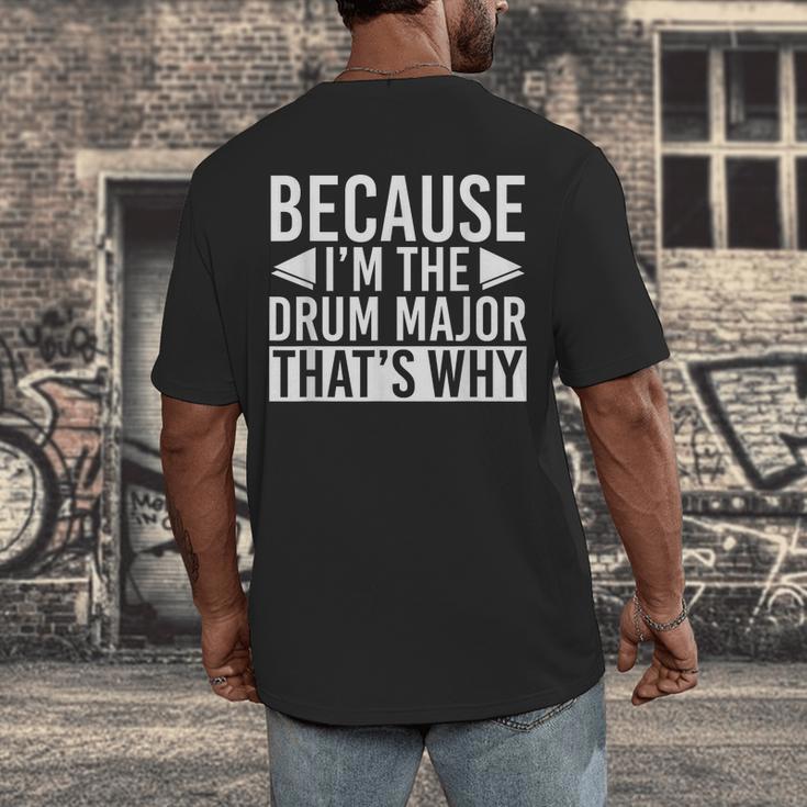 Major Musician Drum Kit Men's Back Print T-Shirt Major Musician Drum Kit Men's Back Print T-Shirt