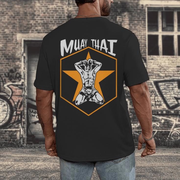 Muay Thai Fighter Sleeveless Men's Back Print T-Shirt