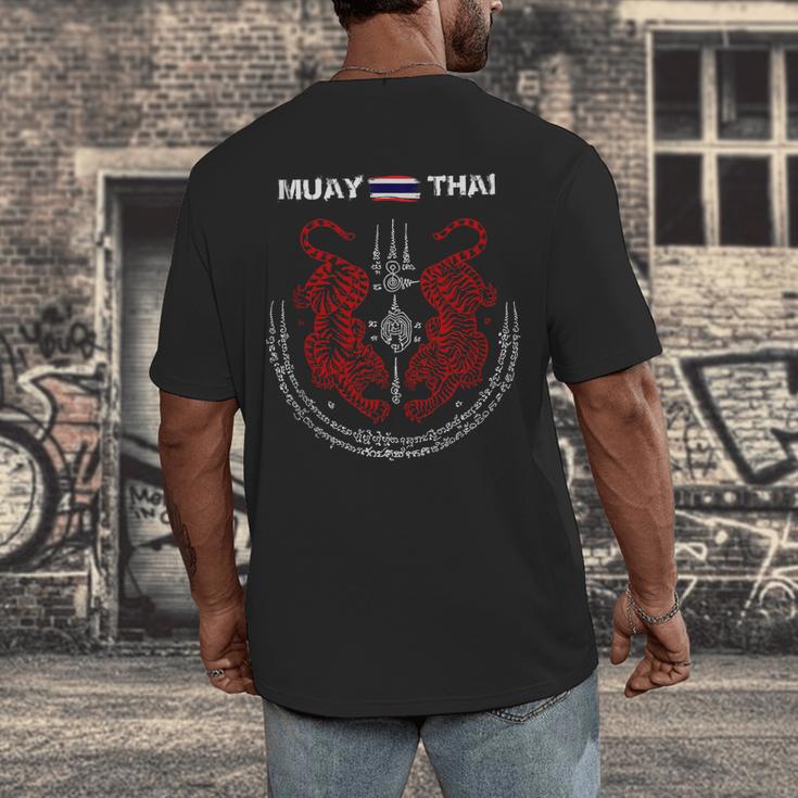 Muay Thai Kickboxing Thailand T-Shirt Men's Back Print T-Shirt