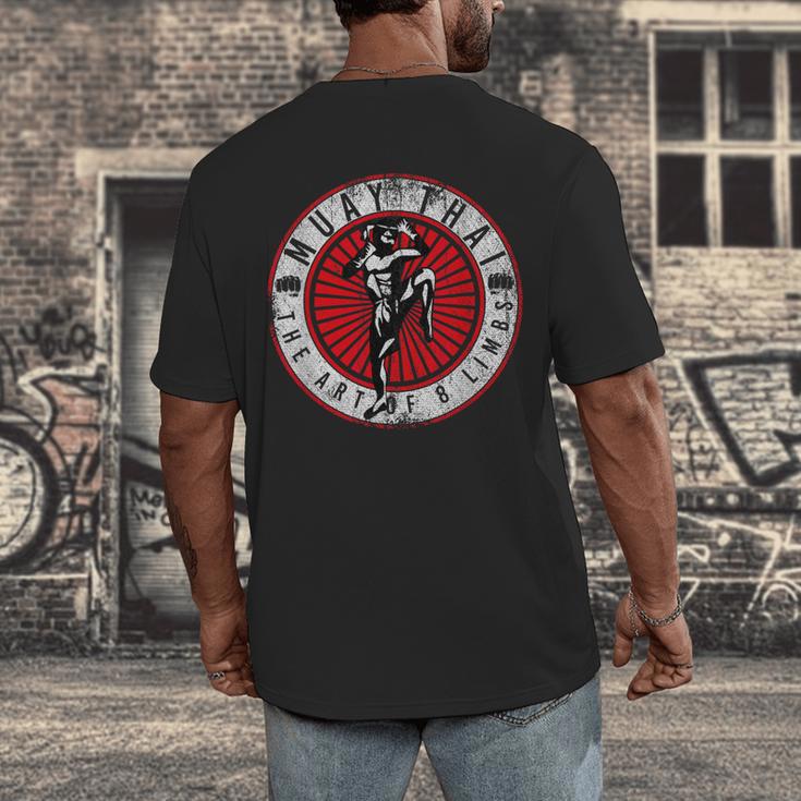 Muay Thai Men's Back Print T-Shirt