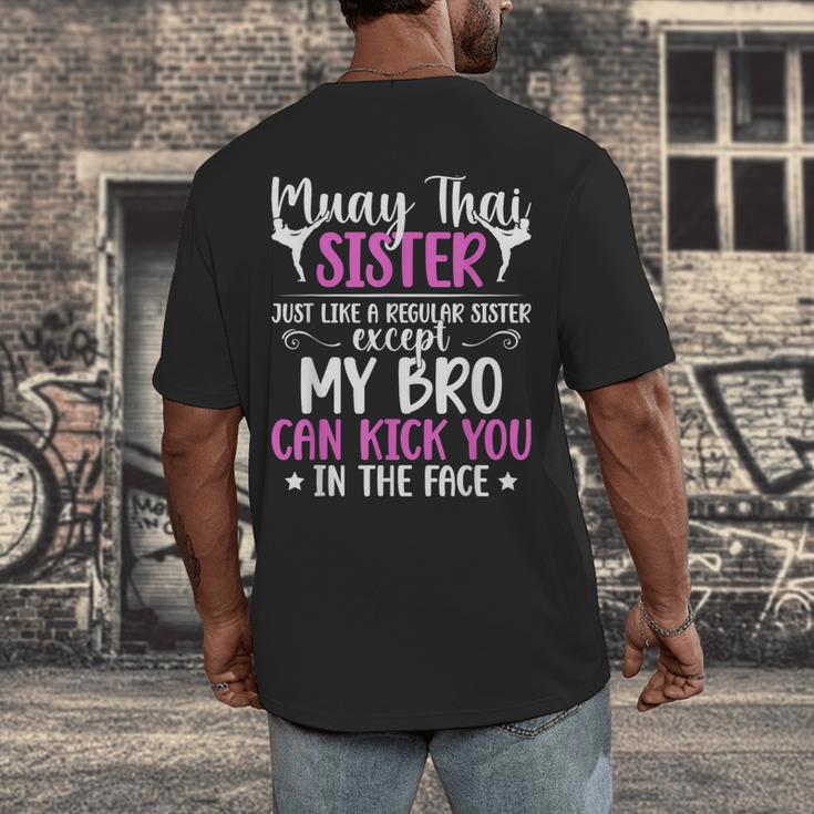 Muay Thai Sister Definition Muay Thai Sis Men's Back Print T-Shirt Muay Thai Sister Definition Muay Thai Sis Men's Back Print T-Shirt