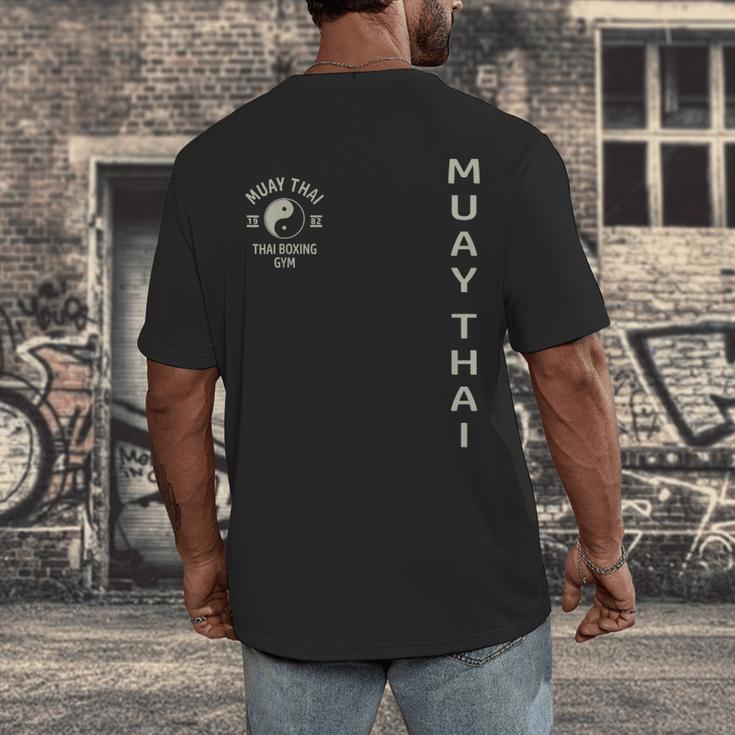 Thai Boxing Muay Thai Men's Back Print T-Shirt