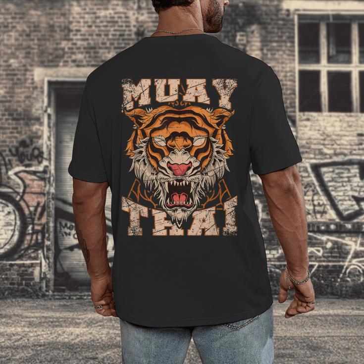 Tiger Asia Ninja Muay Thai Men's Back Print T-Shirt Tiger Asia Ninja Muay Thai Men's Back Print T-Shirt